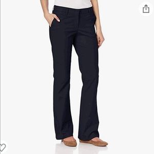 Dickies Women's Flat Front Stretch Twill Pant Slim Fit Bootcut